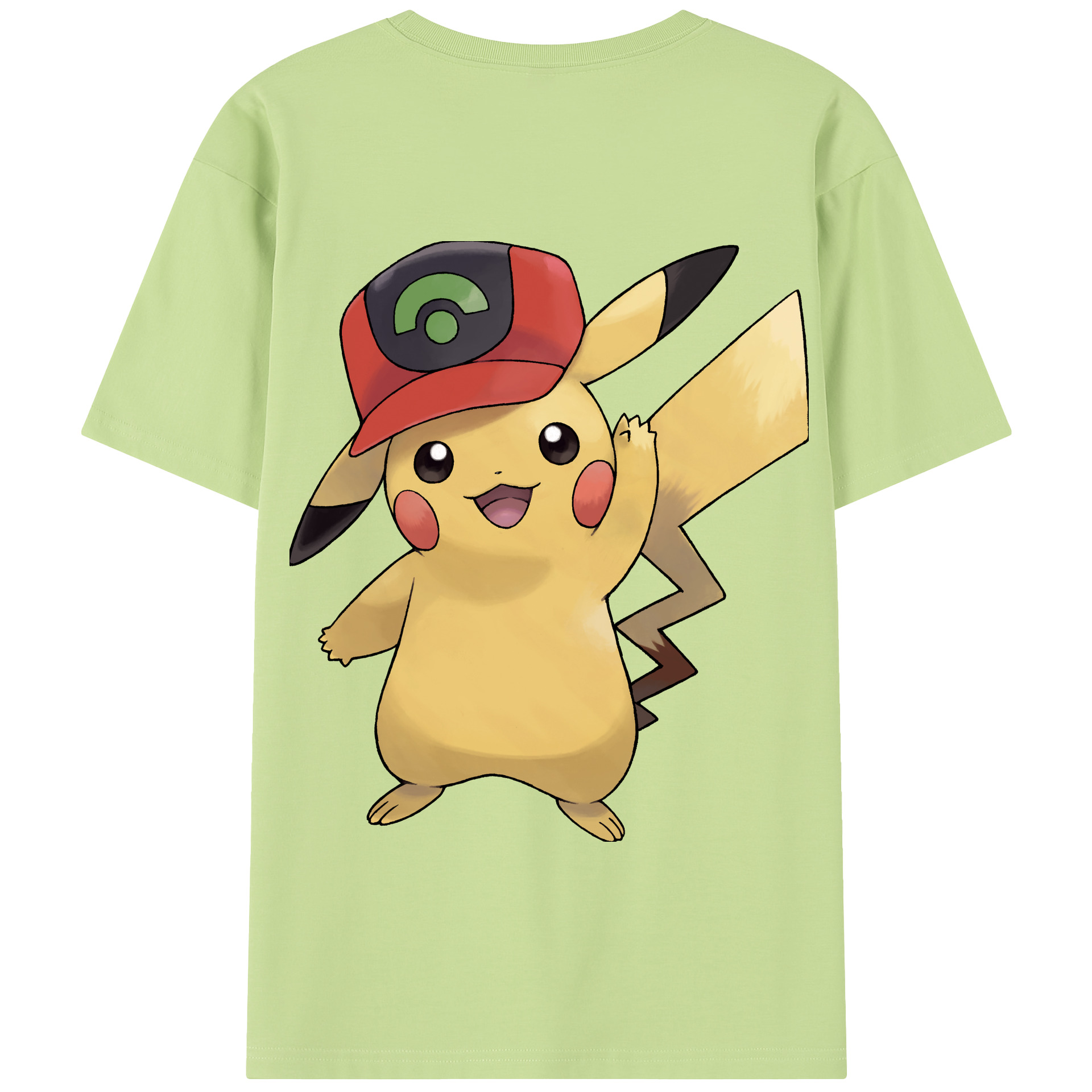 （画像用） ポケットモンスター Pokémon 綿100％半袖Tシャツ（背面プリント）